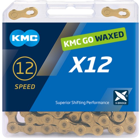 KMC Chain X12 Gold 126s Waxed