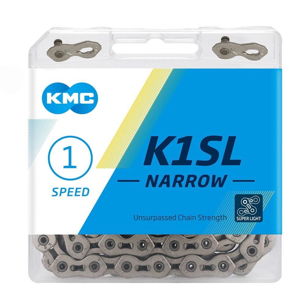 KMC Chain K1SL 3/32 Narrow Silver 100s