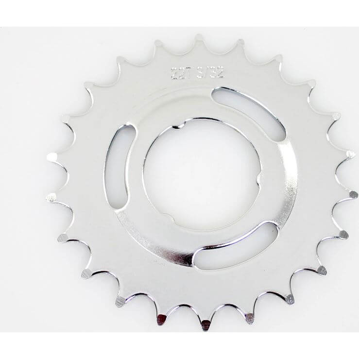 Sprocket 22T Hub 3/32 Chrome