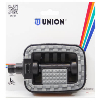 Union Pedals 807 Anti-Slip Black Grey Inlay On Card