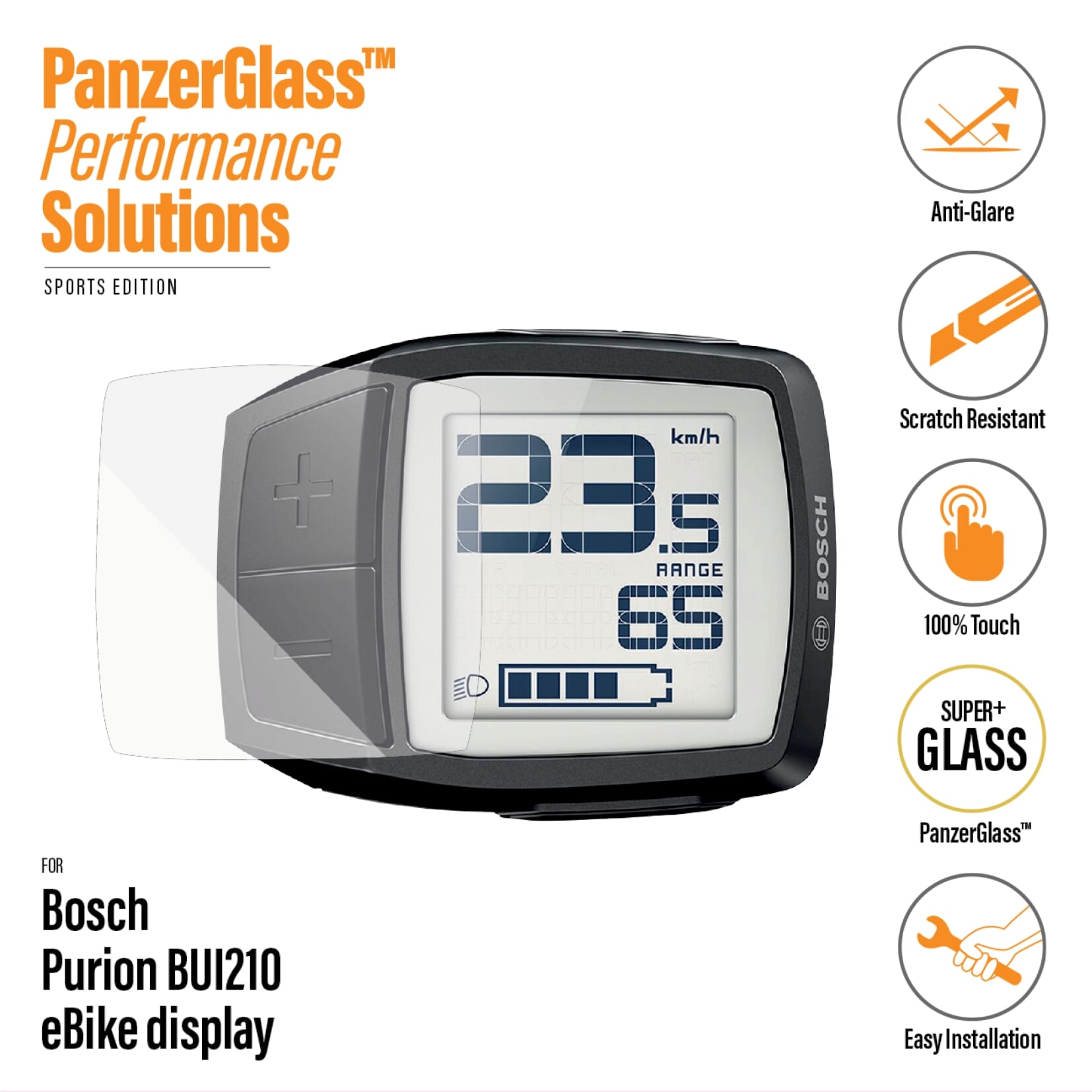 PanzerGlass Bosch Purion BUI210 Screen Protector Anti-Glare