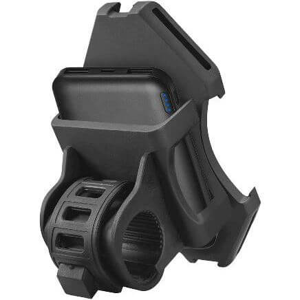 Celly Phone Holder With Power Bank Black