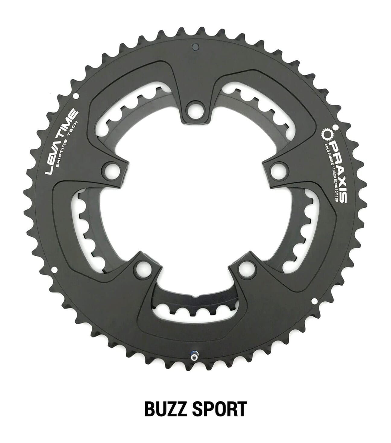 Praxis Chainring Buzz Sport 110BCD 52/36T Black Praxis Chainring Buzz Sport 110BCD 52/36T Black