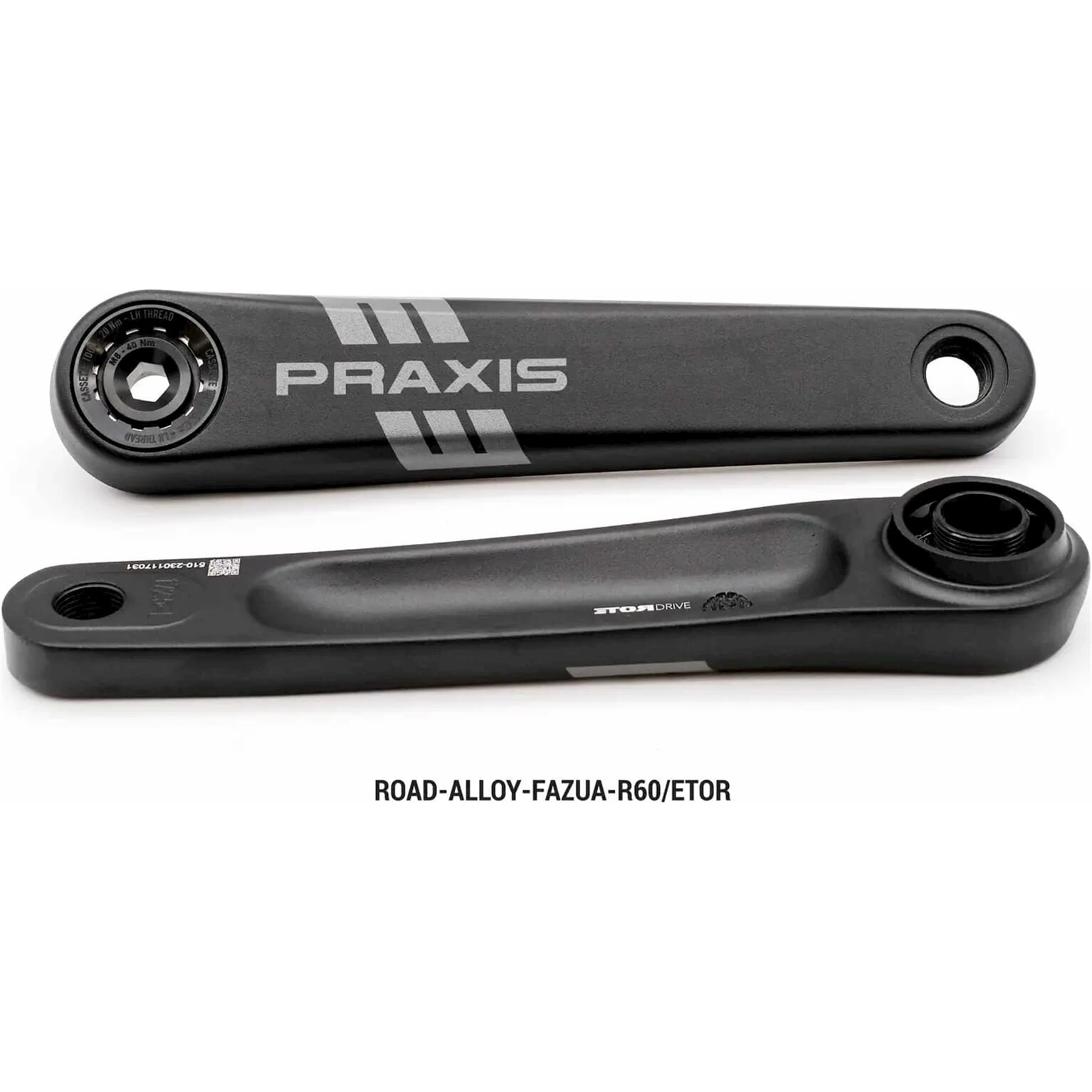 Praxis Crankset E-Race Alloy Etor Spline 172.5mm Fazua R60 Praxis Crankset E-Race Alloy Etor Spline 172.5mm Fazua R60