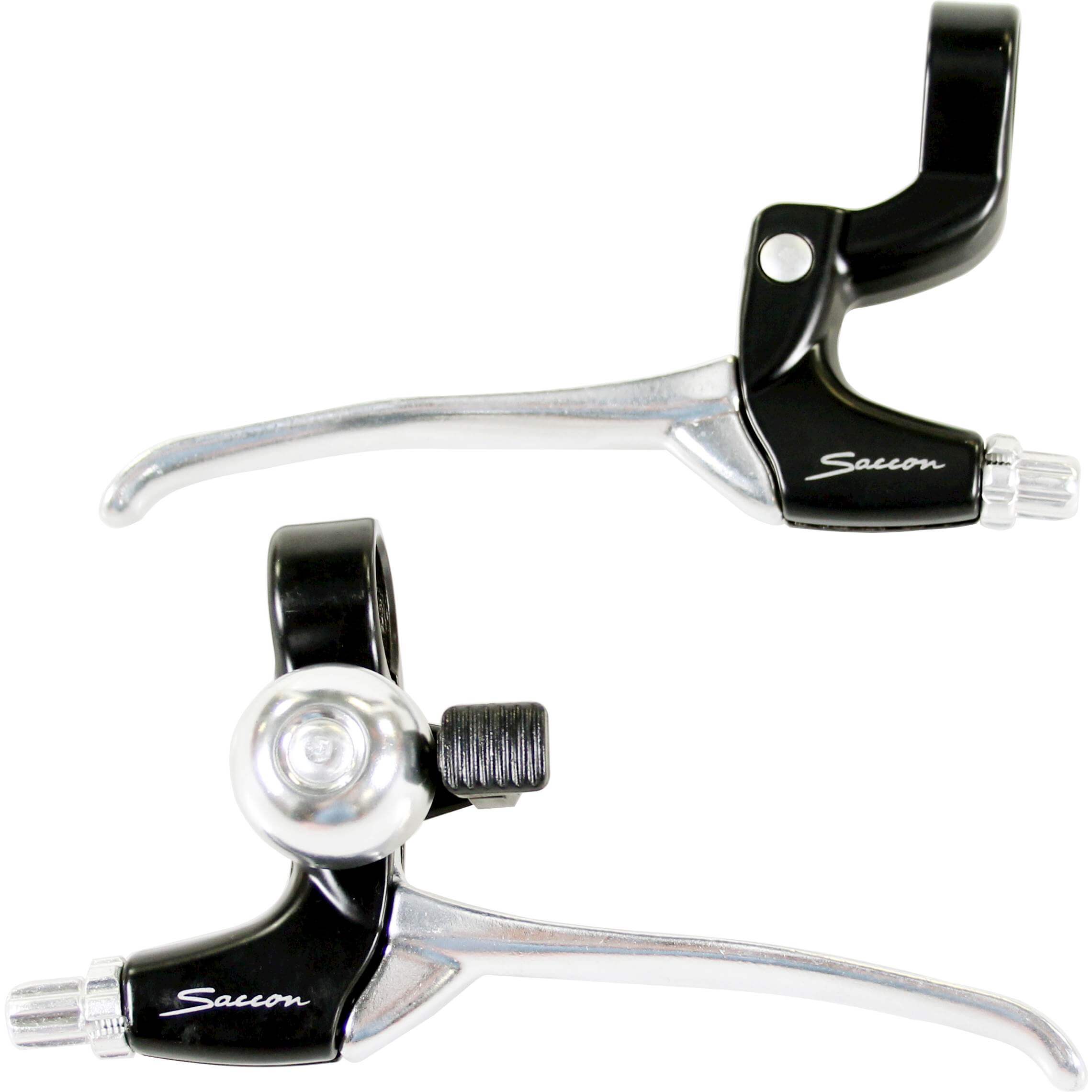 Saccon Brake Handle Set + Bell Nexus Black/Silver