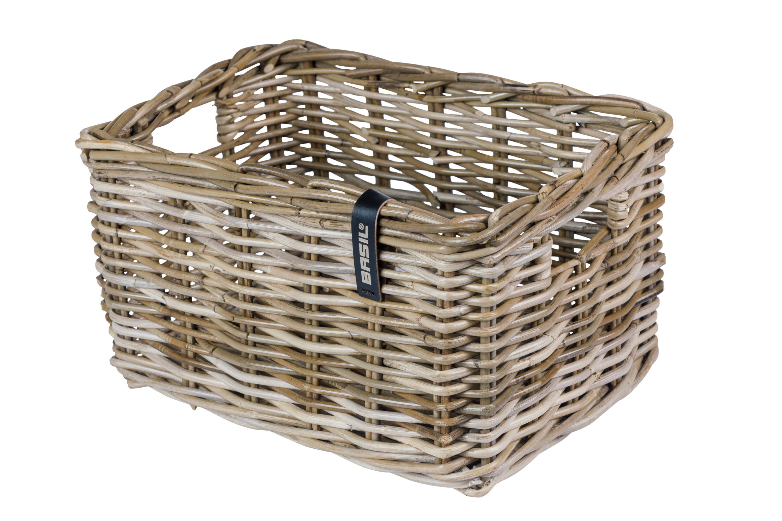 Basil And Dax L Rattan Grey