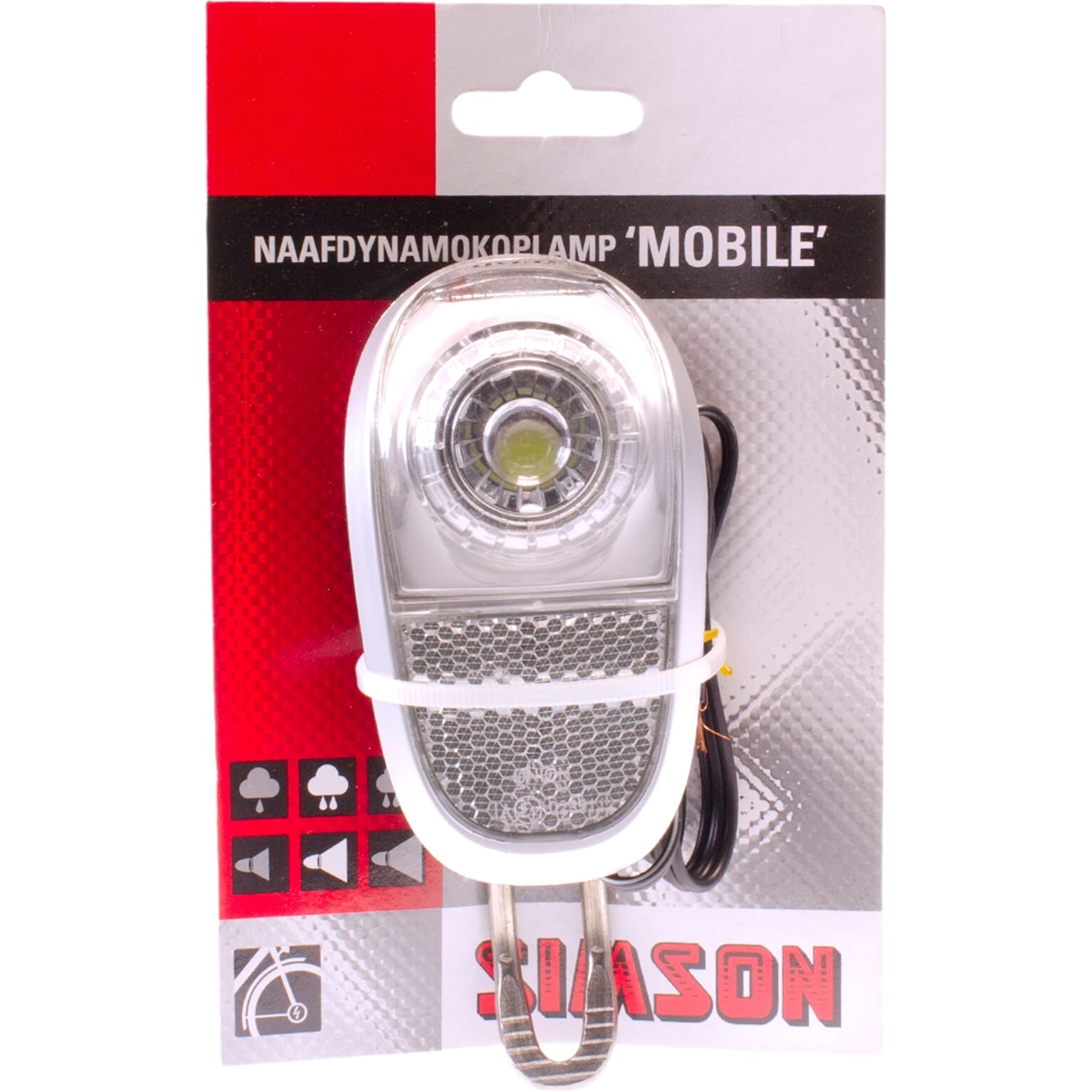 Simson Headlight White On/Off Dynamo 35 Lux