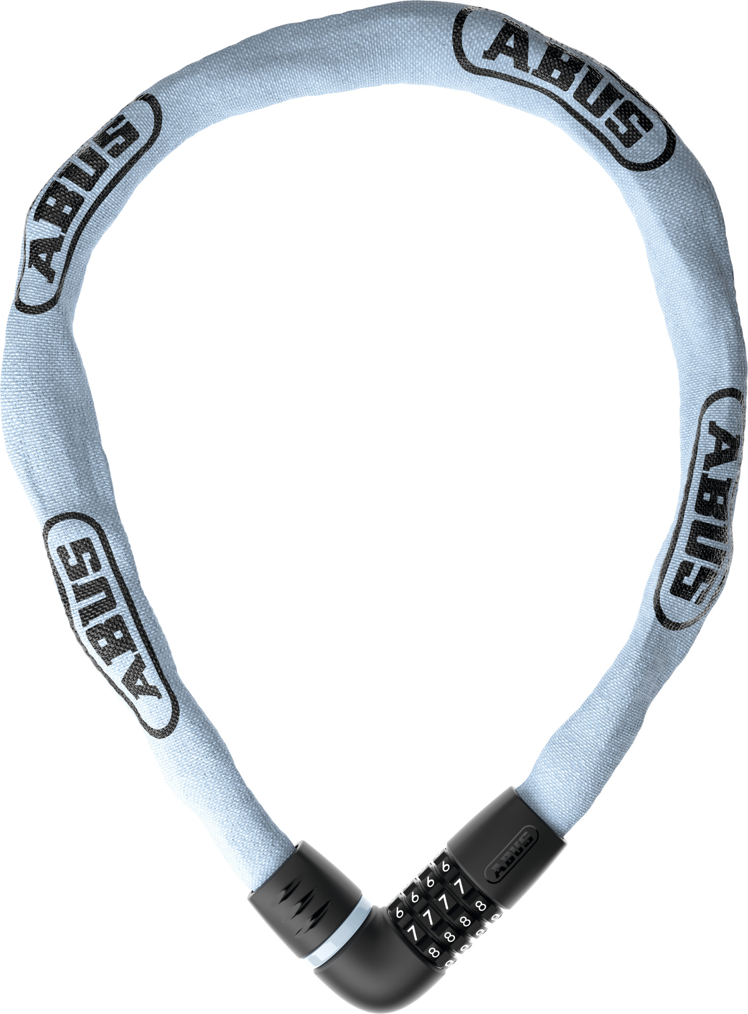 Abus Chain Lock Code Tresor 6807C/110 Light Blue