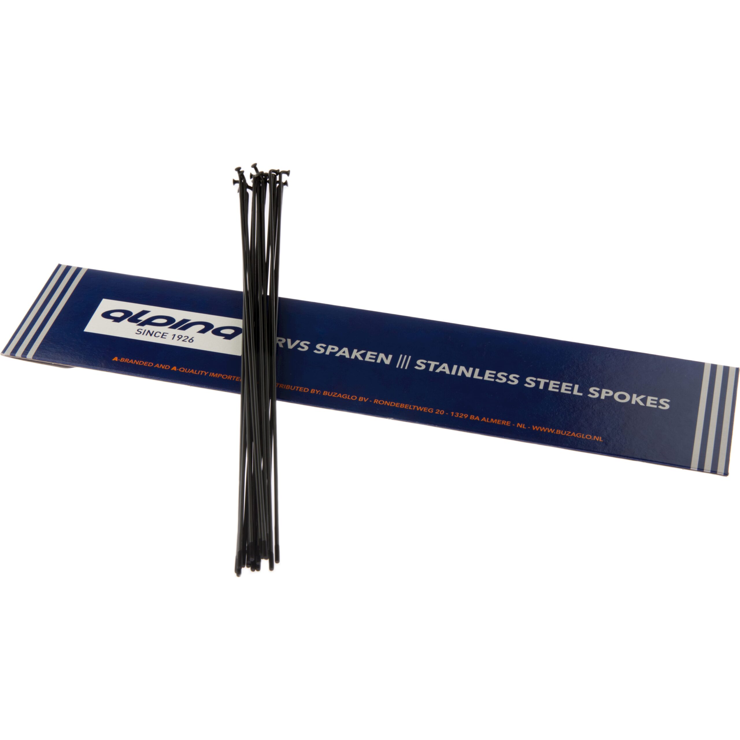 Alp Spoke RC 14-252mm Stainless Steel Black (18 Pieces)