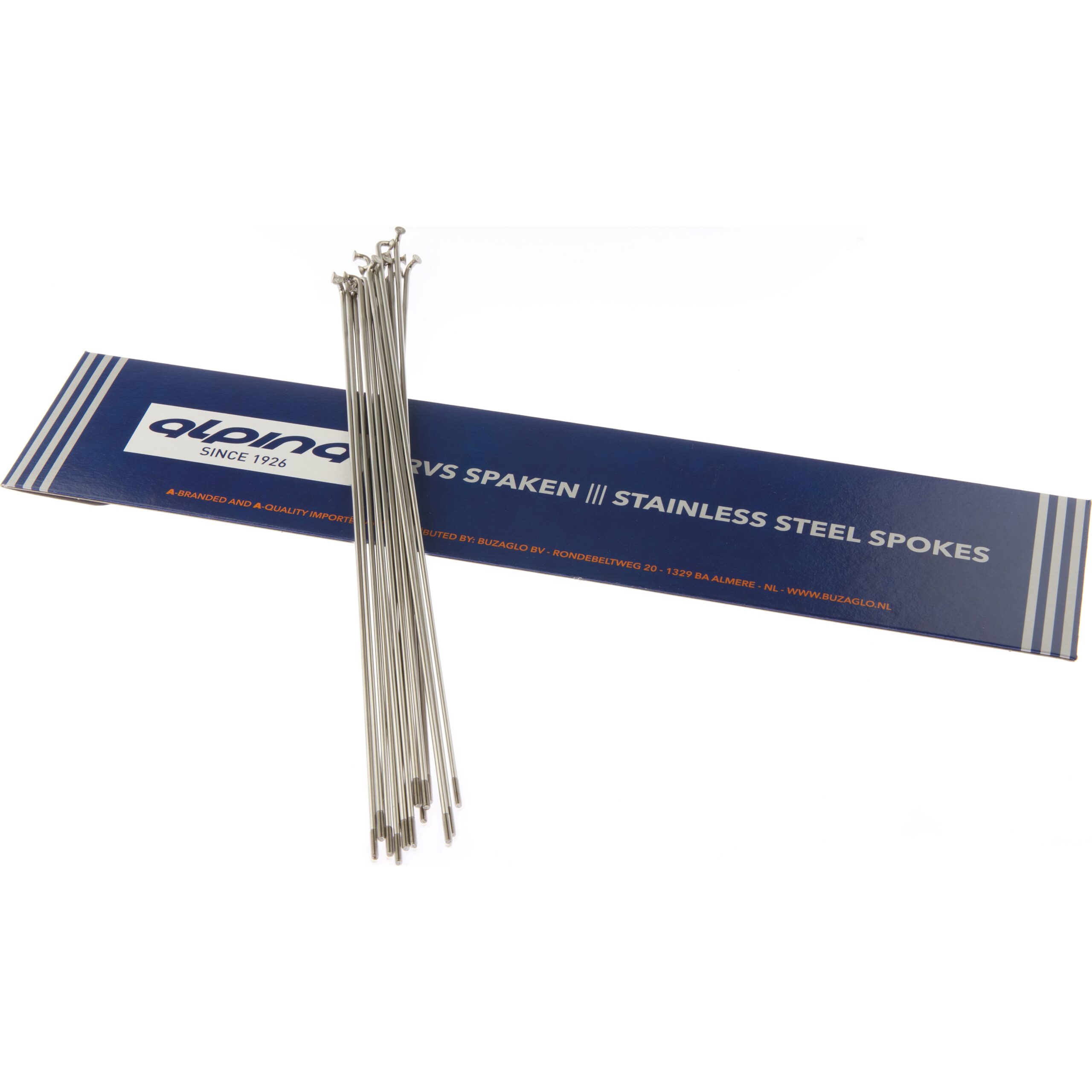 Alp Spoke STR 13/14-200mm Stainless Steel Silver (18 Pieces)