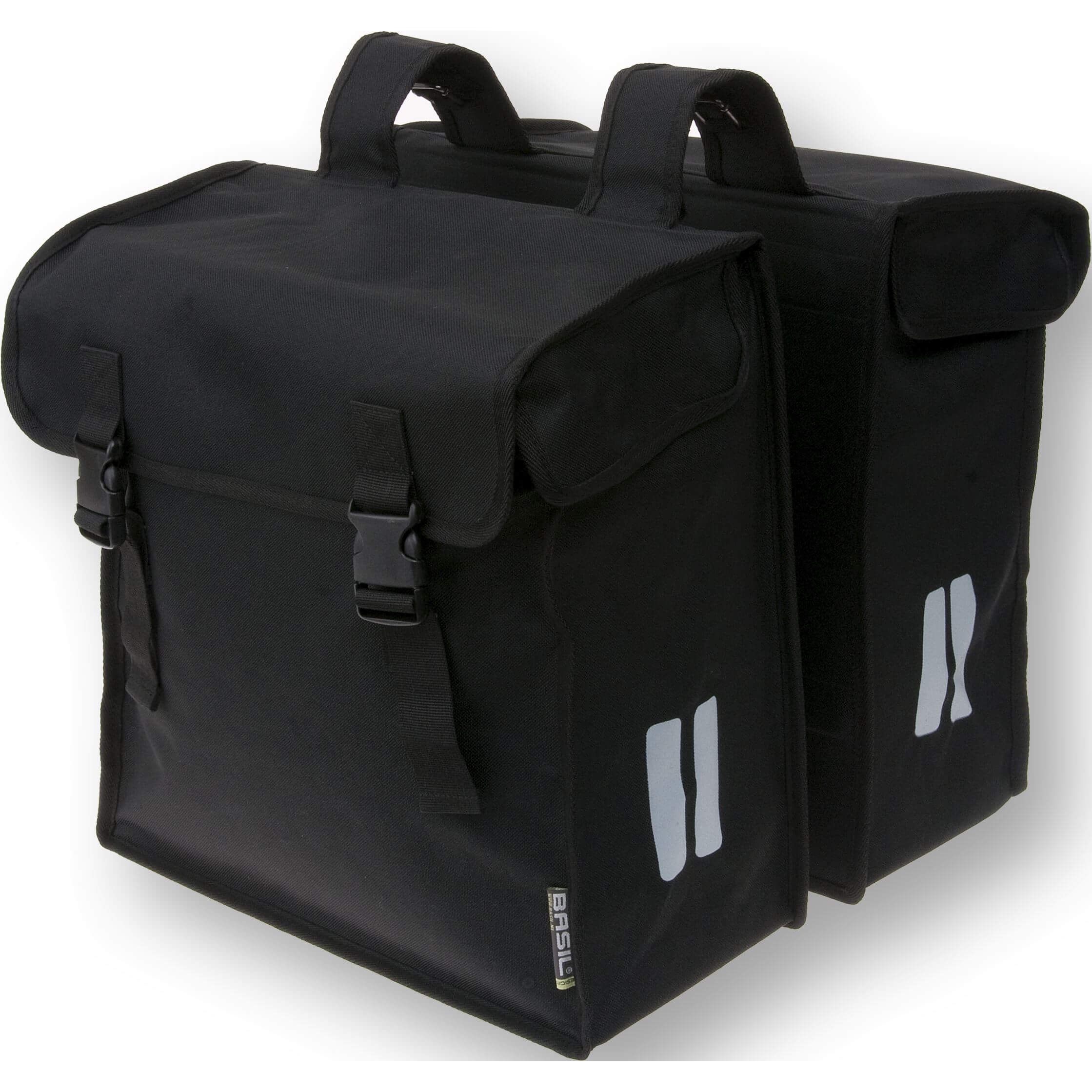 Basil Double Bike Bag Mara XXL Black 47L