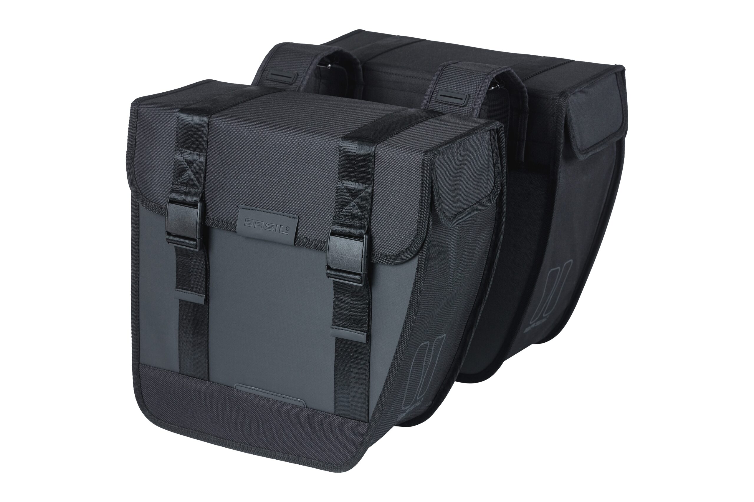 Basil Double Bike Bag Tour Waterproof Black 28L Basil Double Bike Bag Tour Waterproof Black 28L