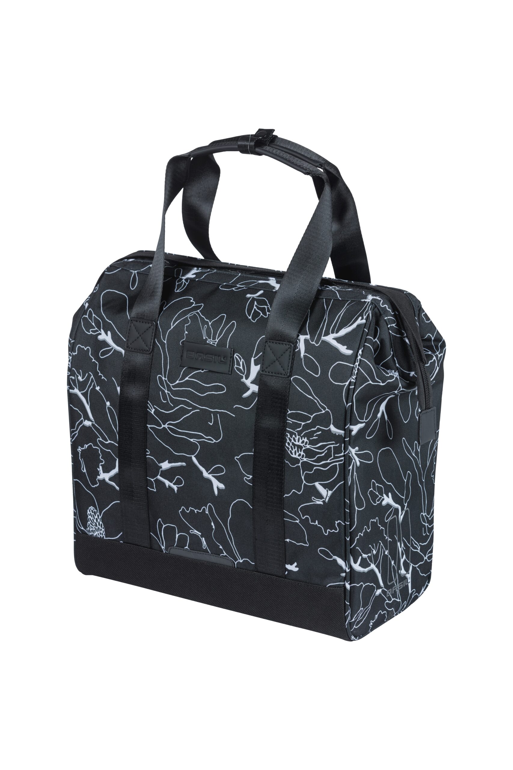 Basil Shoppertas Grand Flower Black 23L Basil Shoppertas Grand Flower Black 23L