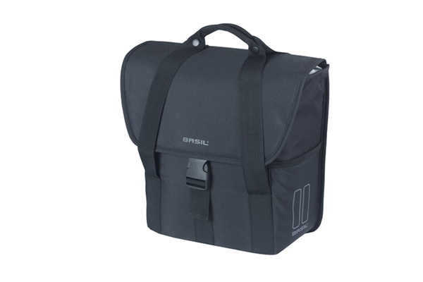 Basil Single Bike Bag Go Black 16L