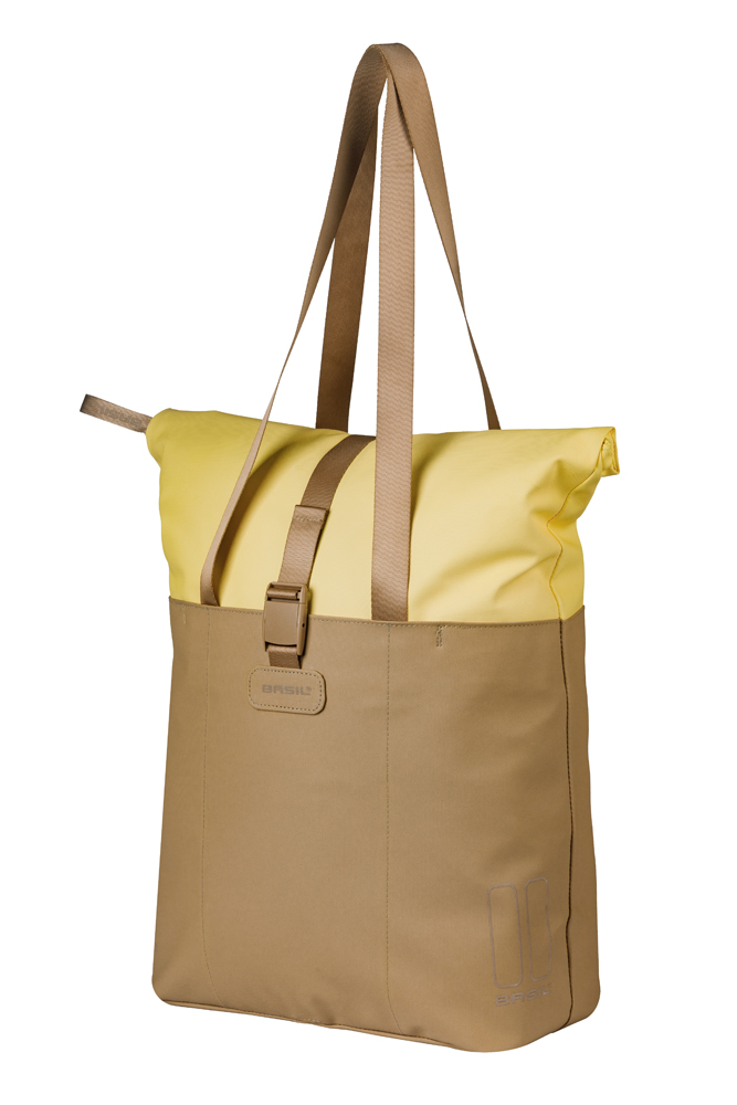 Basil Shoppertas Vive MIK Hooks Sand/Yellow 15-20L