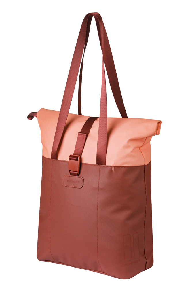 Basil Shoppertas Vive MIK Hooks Bordeaux/Pink 15-20L