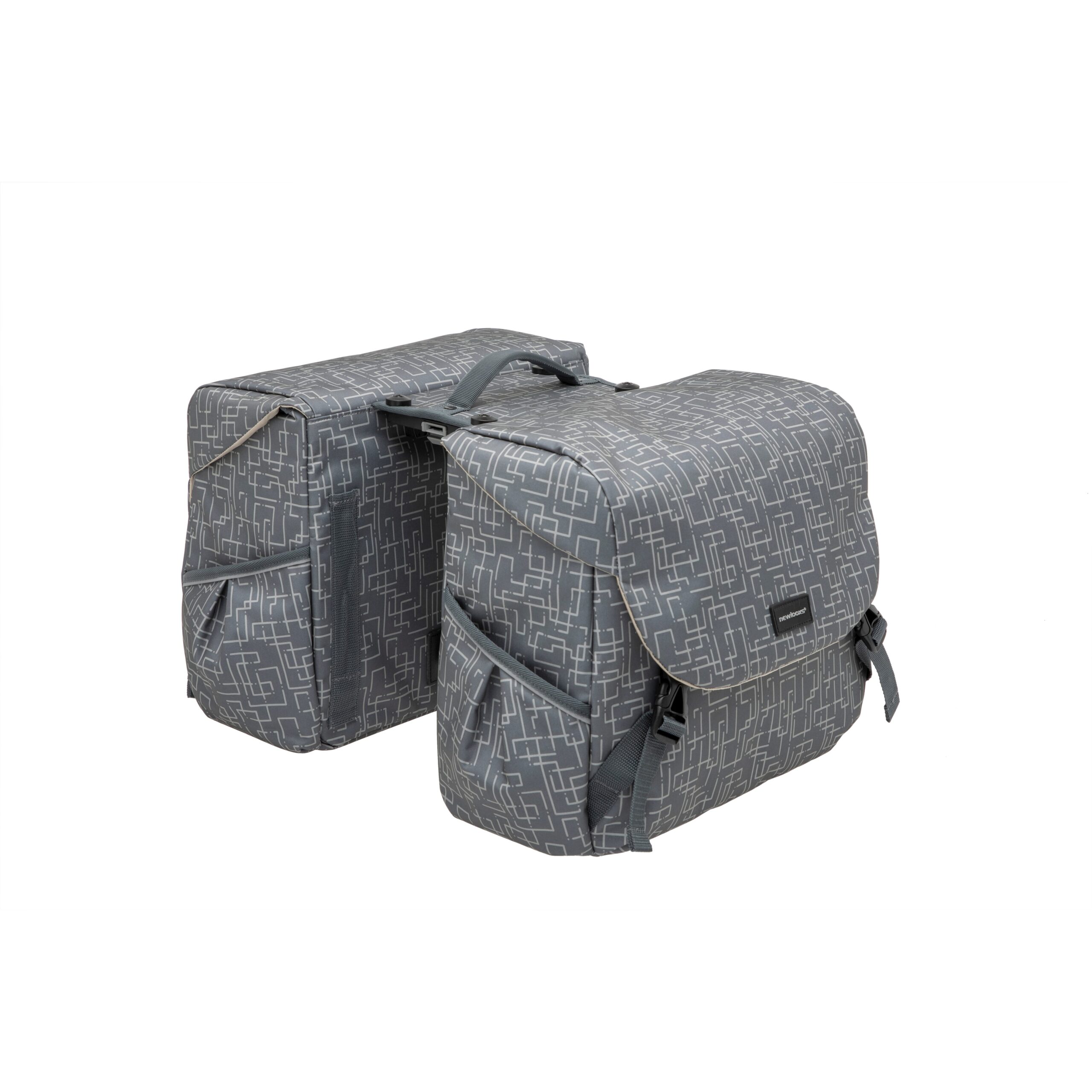 New Looxs Double Bike Bag Mondi Joy Ivy Grey MIK 38L New Looxs Double Bike Bag Mondi Joy Ivy Grey MIK 38L
