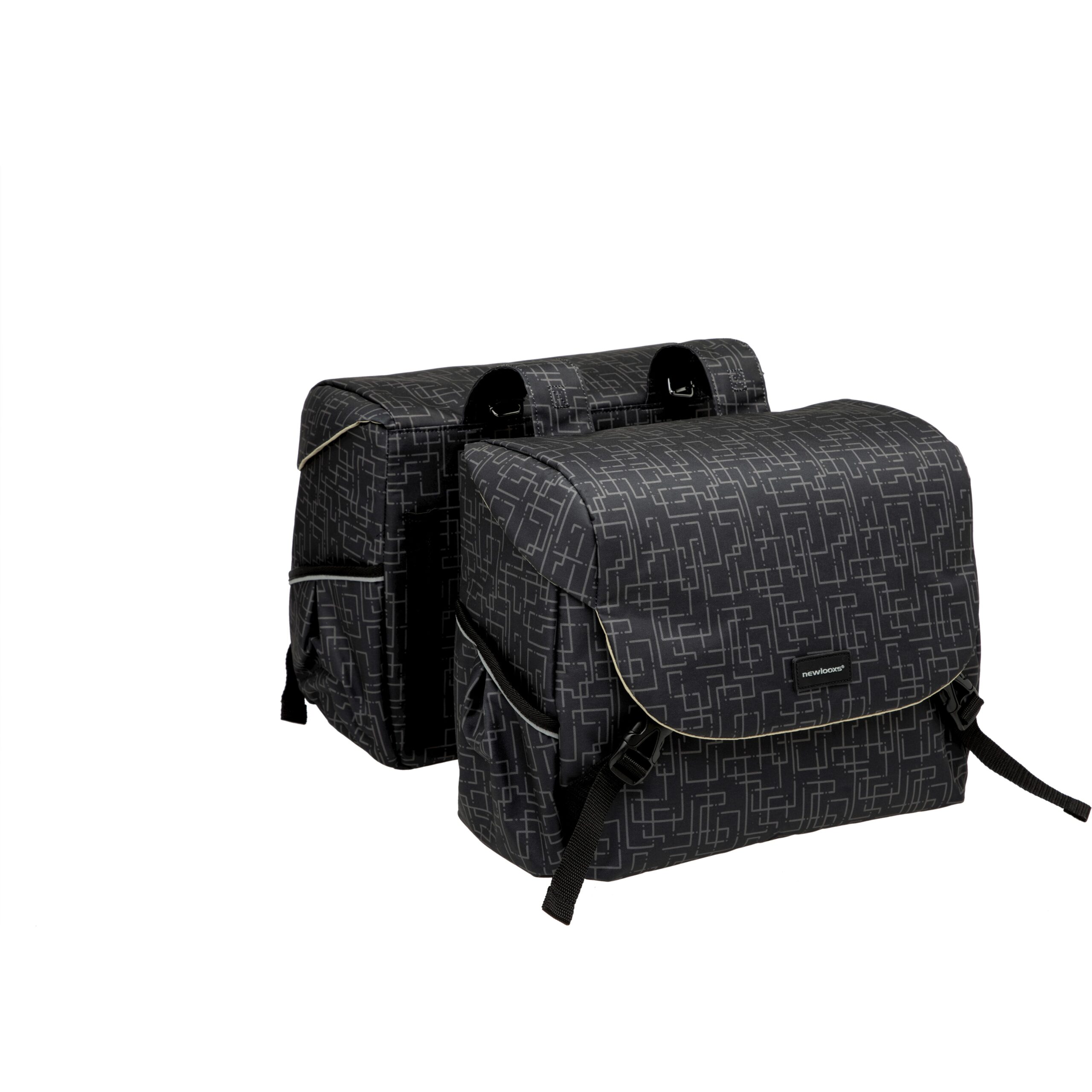 New Looxs Double Bike Bag Mondi Joy Ivy Black 38L New Looxs Double Bike Bag Mondi Joy Ivy Black 38L