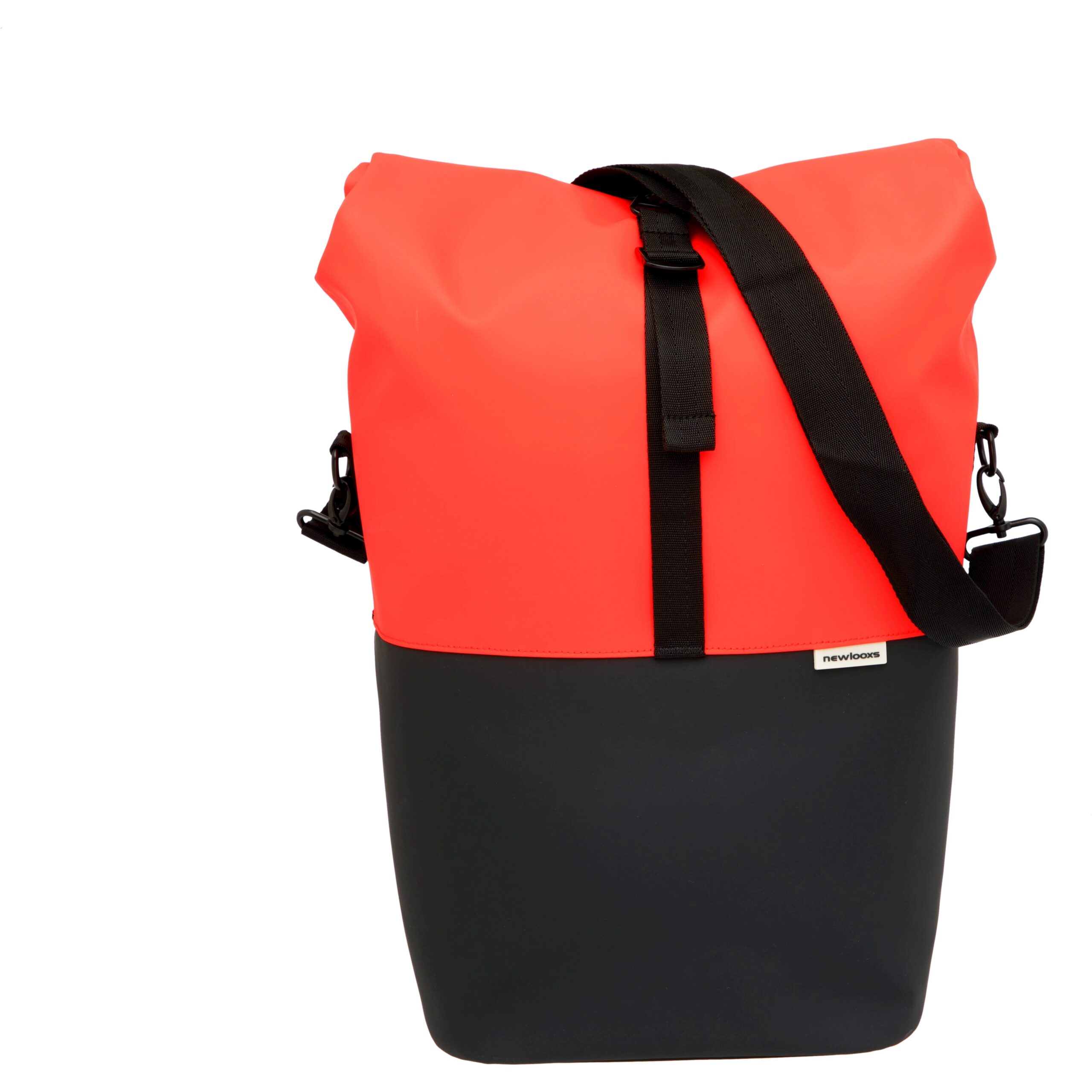 New Looxs Single Nyborg Bicycle Bag Red Black 17L New Looxs Single Nyborg Bicycle Bag Red Black 17L