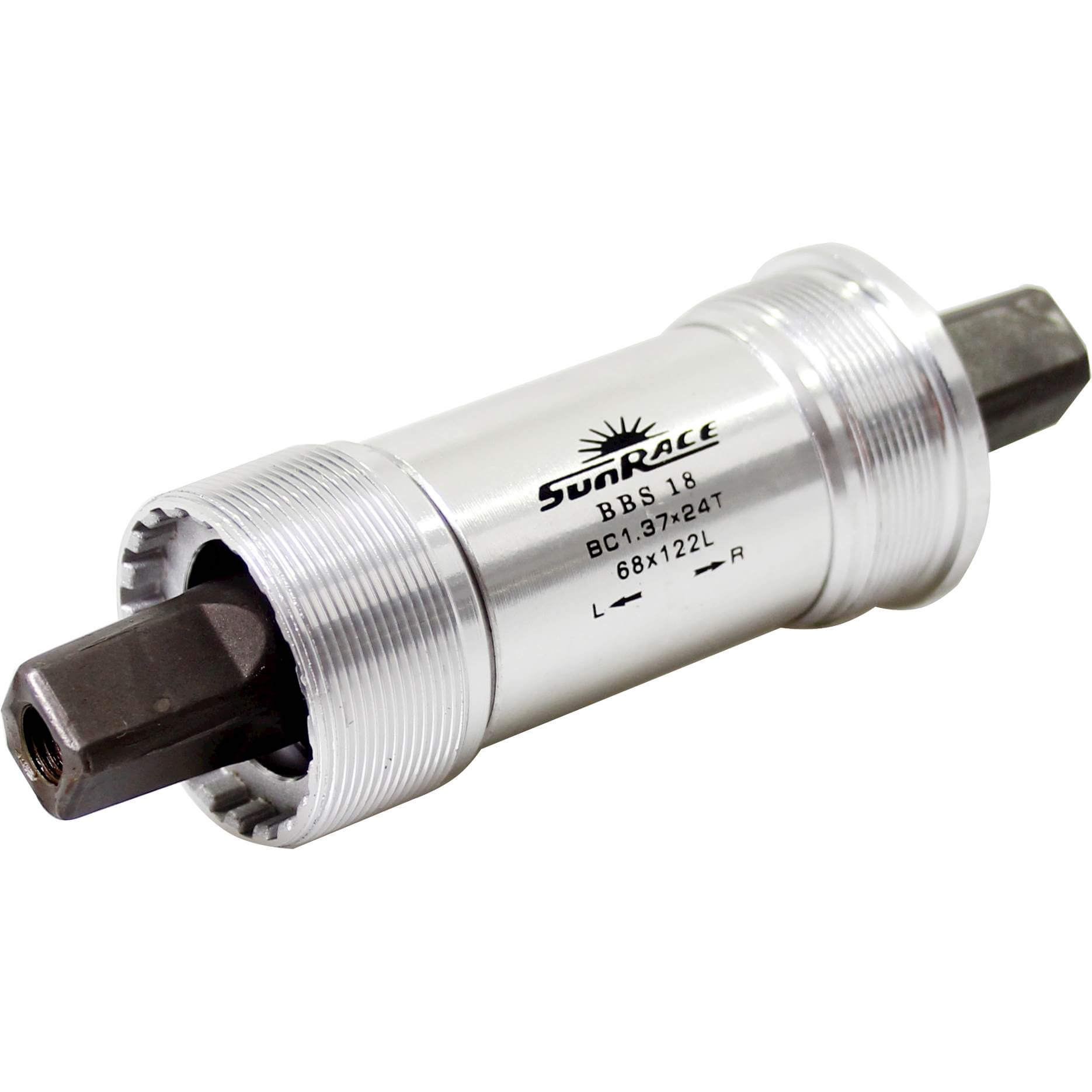 Sunrace Bottom Bracket 68/122mm BSA Aluminium Sunrace Bottom Bracket 68/122mm BSA Aluminium