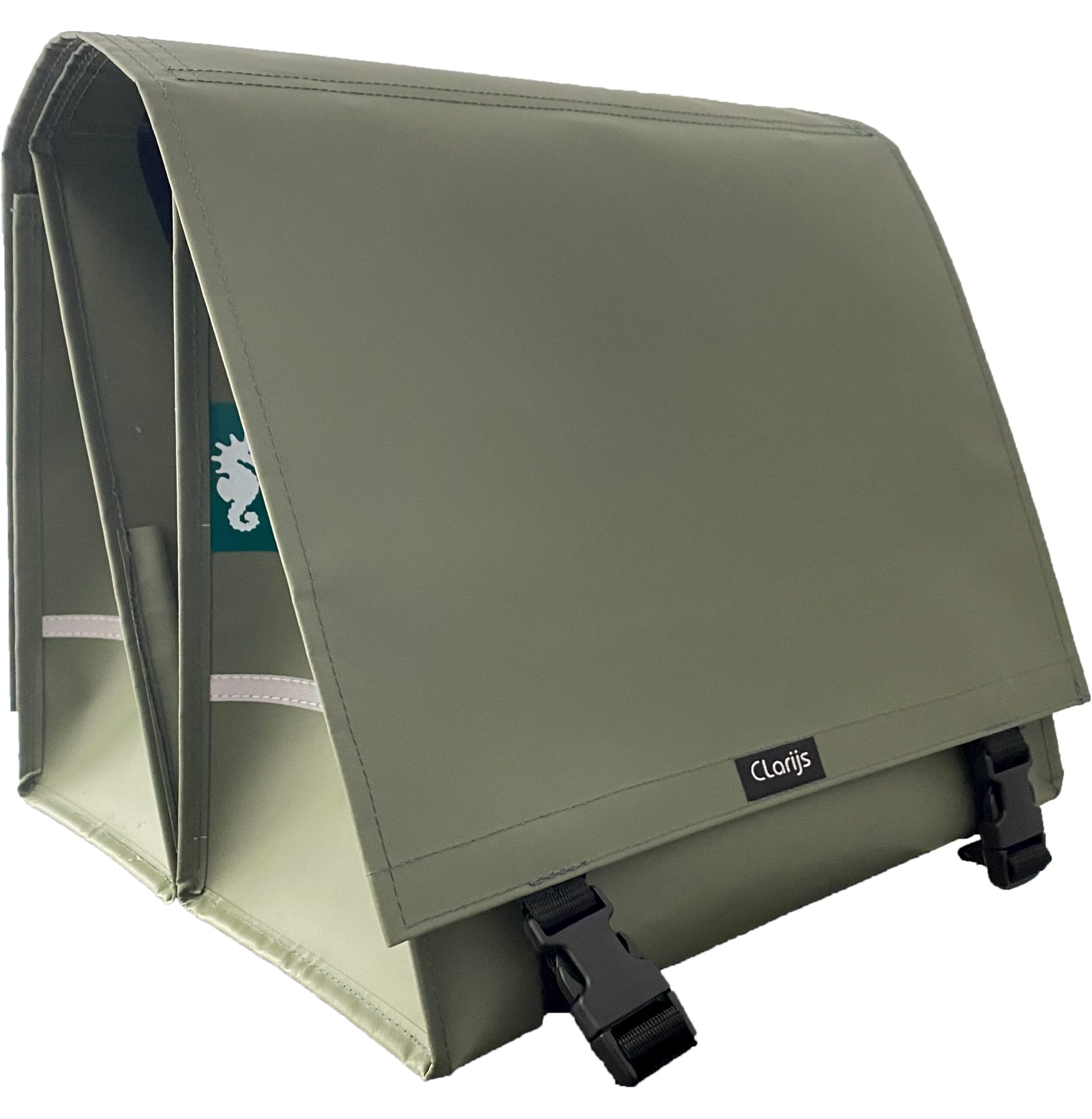 Clarijs Double XL PVC Bike Bag 46L Matte Olive Clarijs Double XL PVC Bike Bag 46L Matte Olive