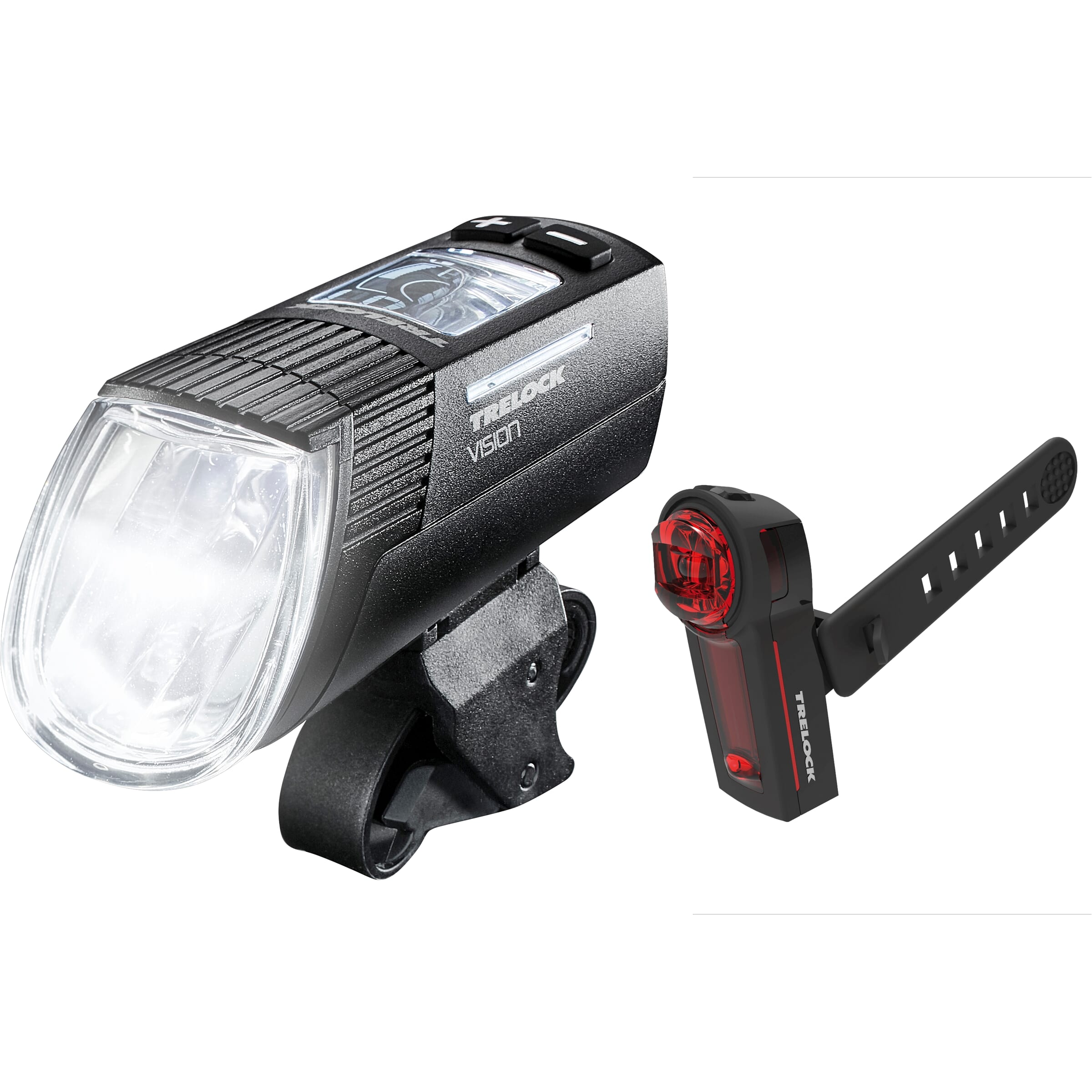 Trelock Lighting Set Vision LS 760 I-GO Brake 100 Lux Trelock Lighting Set Vision LS 760 I-GO Brake 100 Lux
