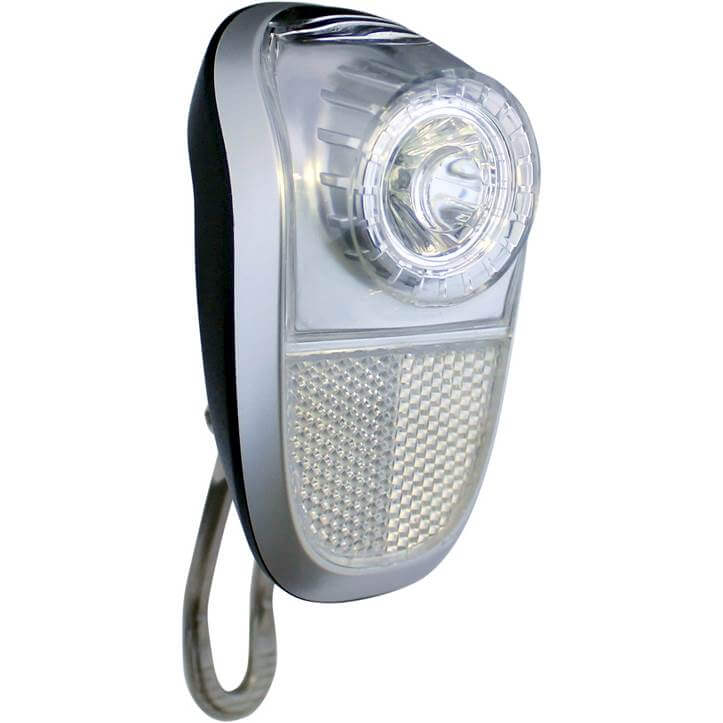 Union Headlight UN-4960 Mobile + Battery 10 Lux Silver