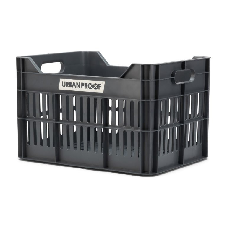 Urban Proof Bike Crate 30L Ash Grey Recycled 40x30x25cm