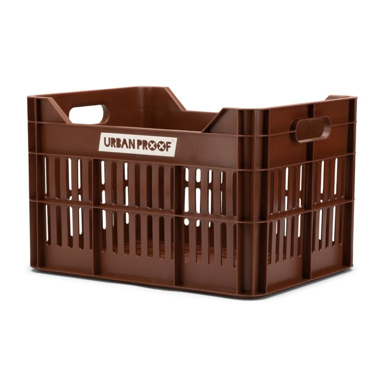 Urban Proof Bike Crate 30L Deep Brown Recycled 40x30x25cm