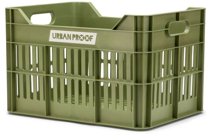 Urban Proof Bike Crate 30L Olive Green Recycled 40x30x25cm