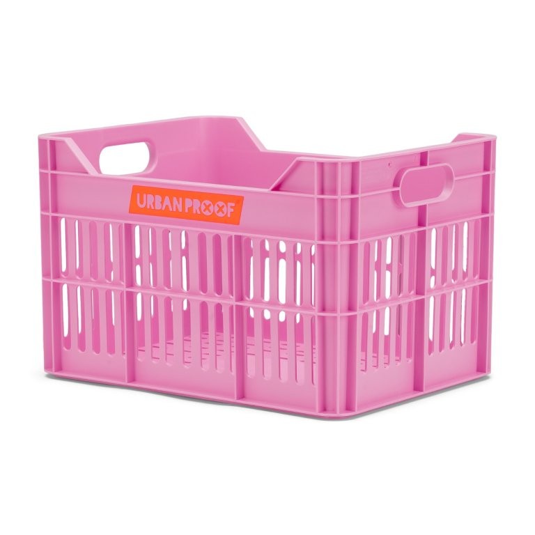 Urban Proof Bike Crate 15L Bright Pink Recycled 30x22x19cm