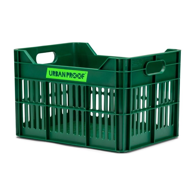 Urban Proof Bike Crate 15L Retro Green Recycled 30x22x19cm