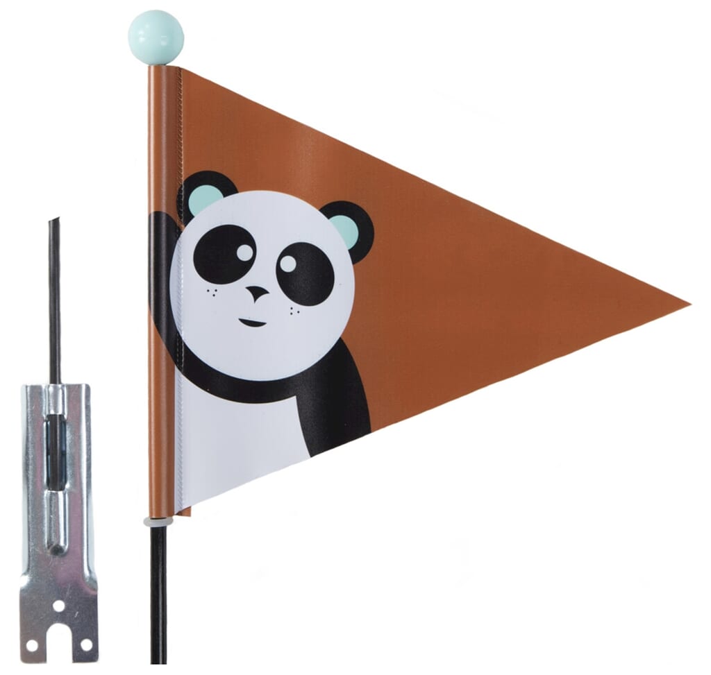 PexKids Bicycle Flag Panda
