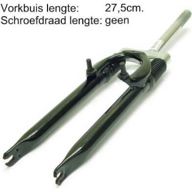 Suspension Fork 26 1 1/8 Ahead Black