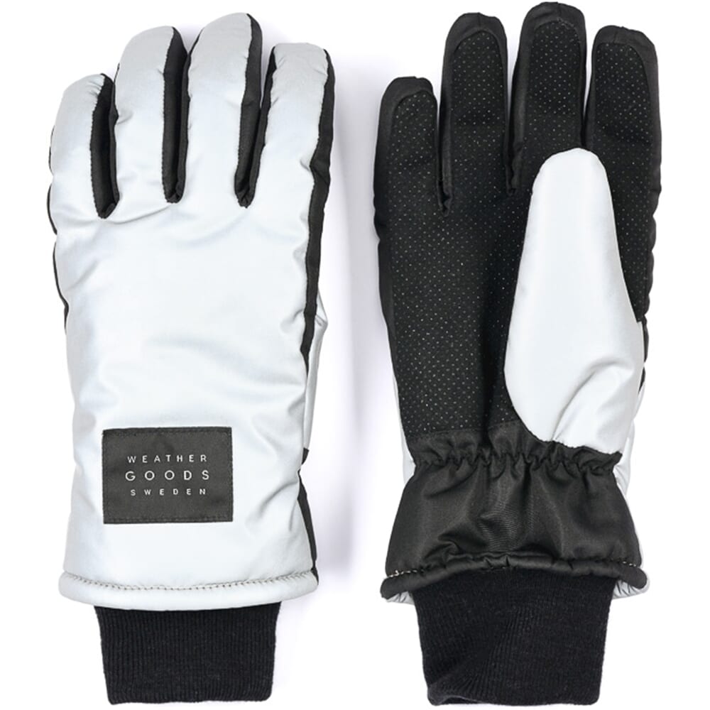 Weathergoods Sweden Reflective Gloves Luna Silver M
