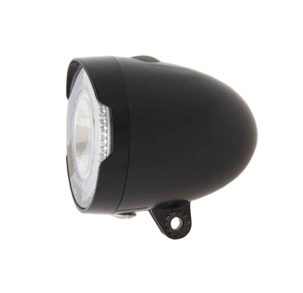 IKZI Light Headlight Retro JR Battery Black WP
