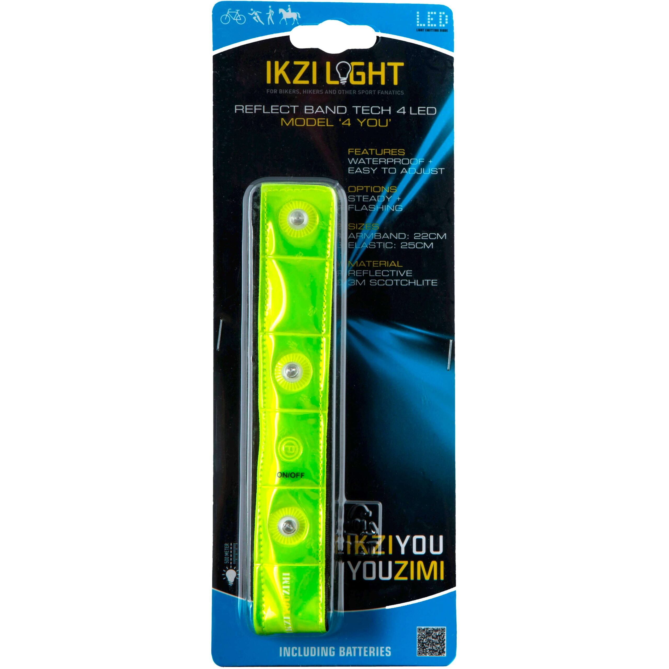 IKZI Reflective Bracelet with 4 LEDs