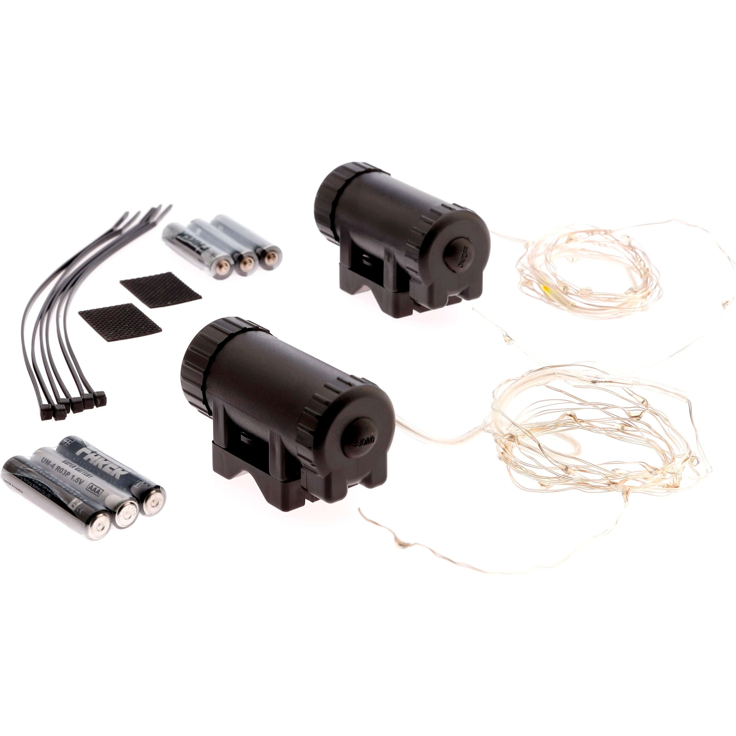 IKZI Light Wheel Light Spinning Light 20 LED Battery White