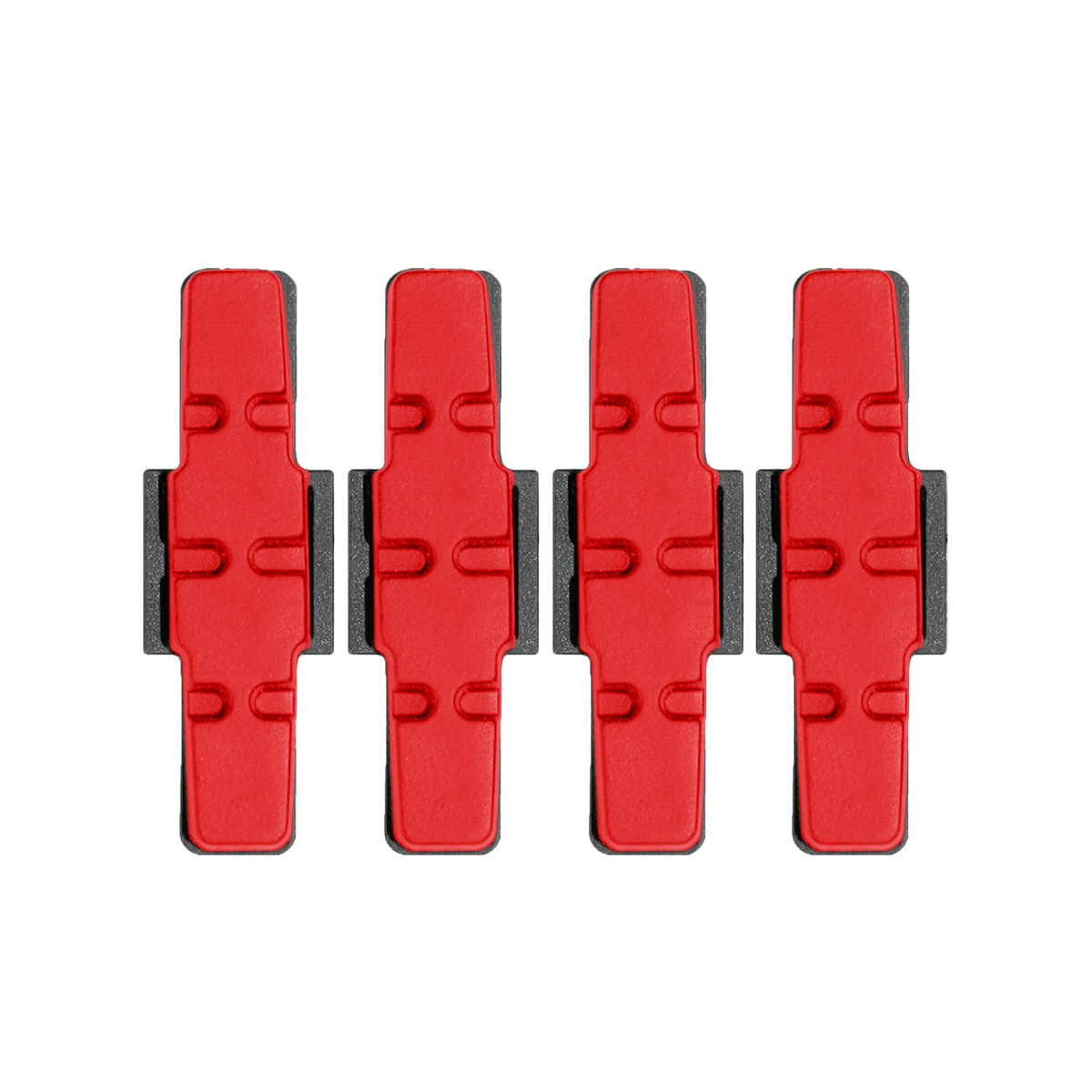 Brake pad red (PU = 2 sets)