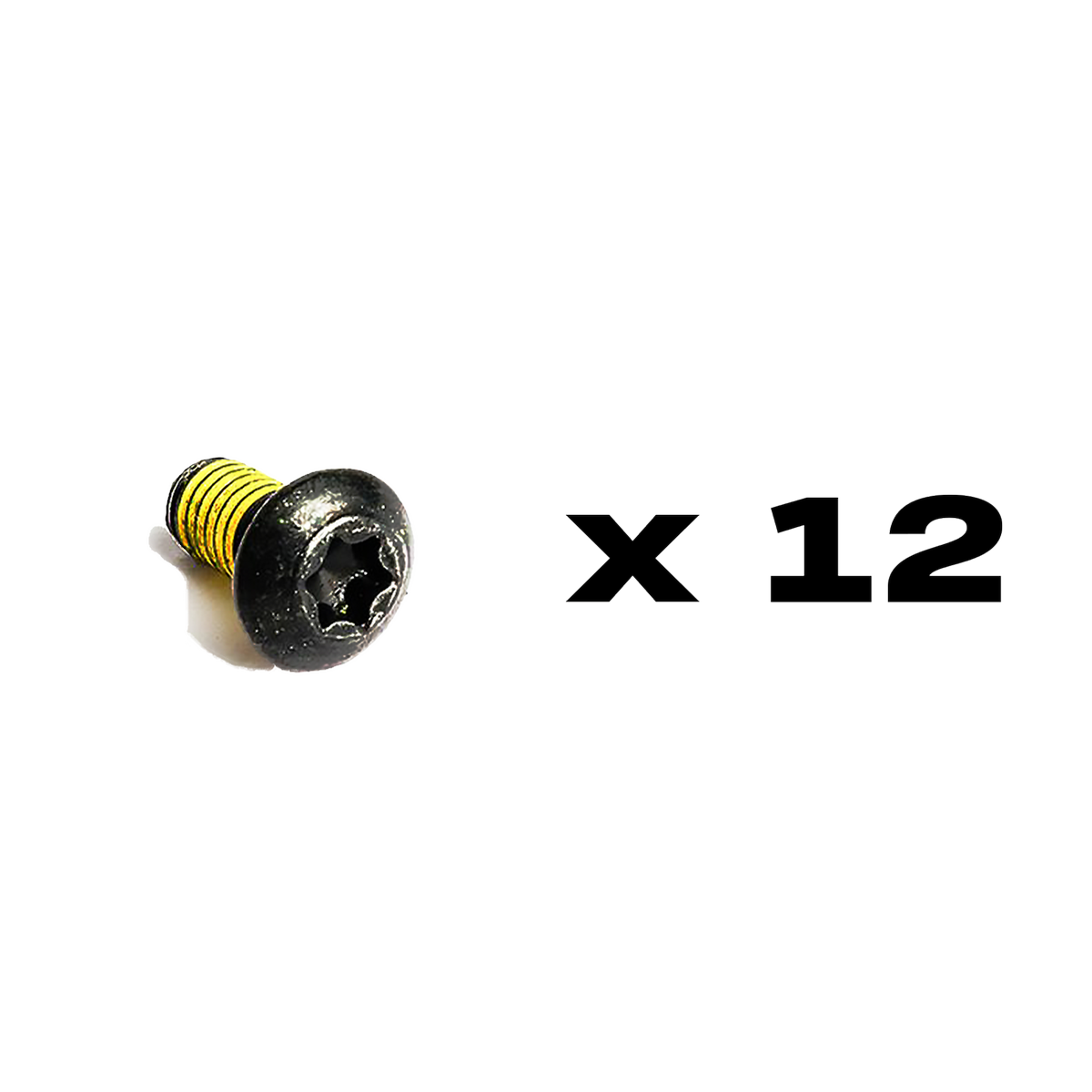 Set of mounting bolts (steel) for two brake rotors