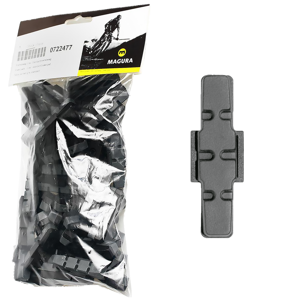 Brake pad grey (PU = 25 sets)