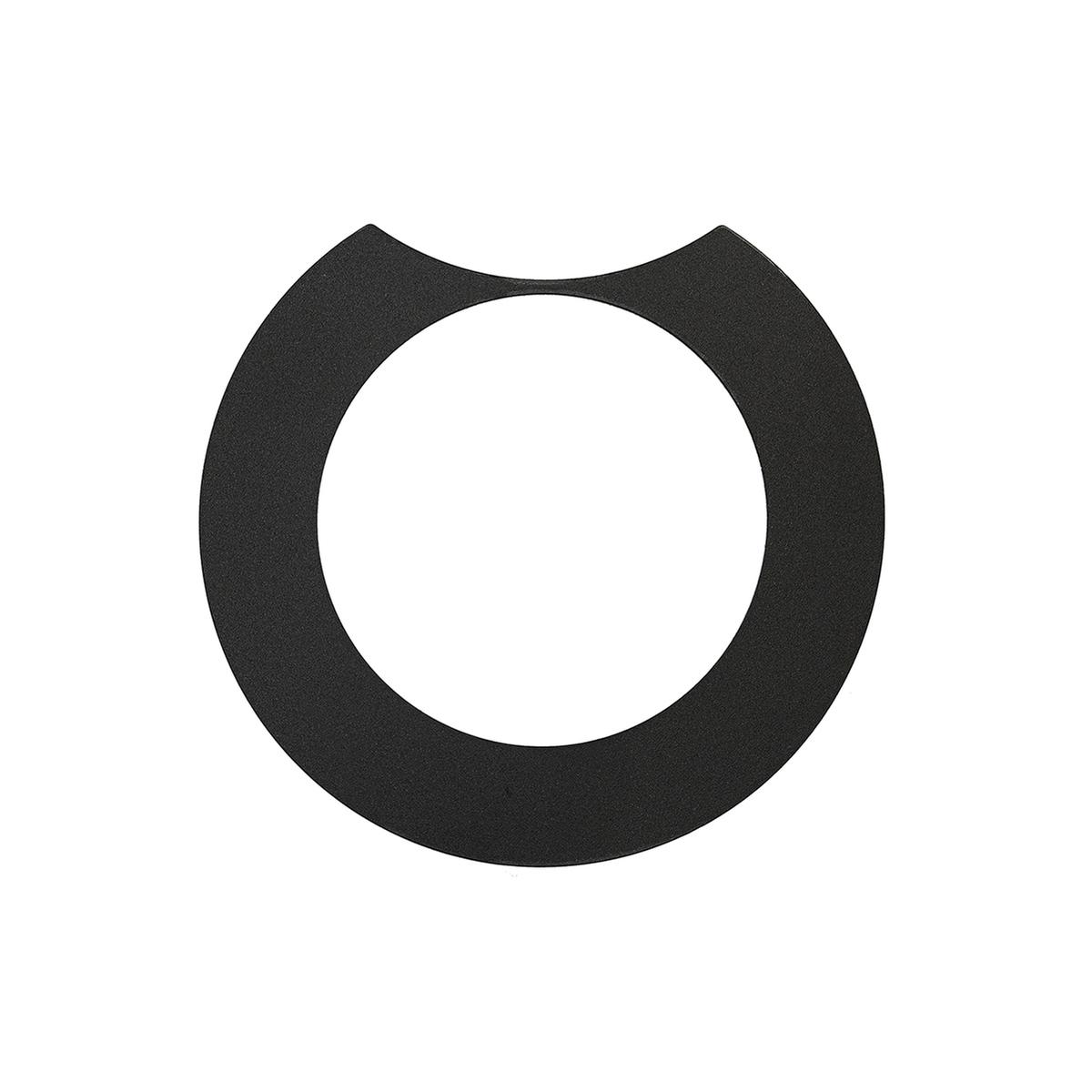 Cover ring, black, left design cap (BDU2XX)