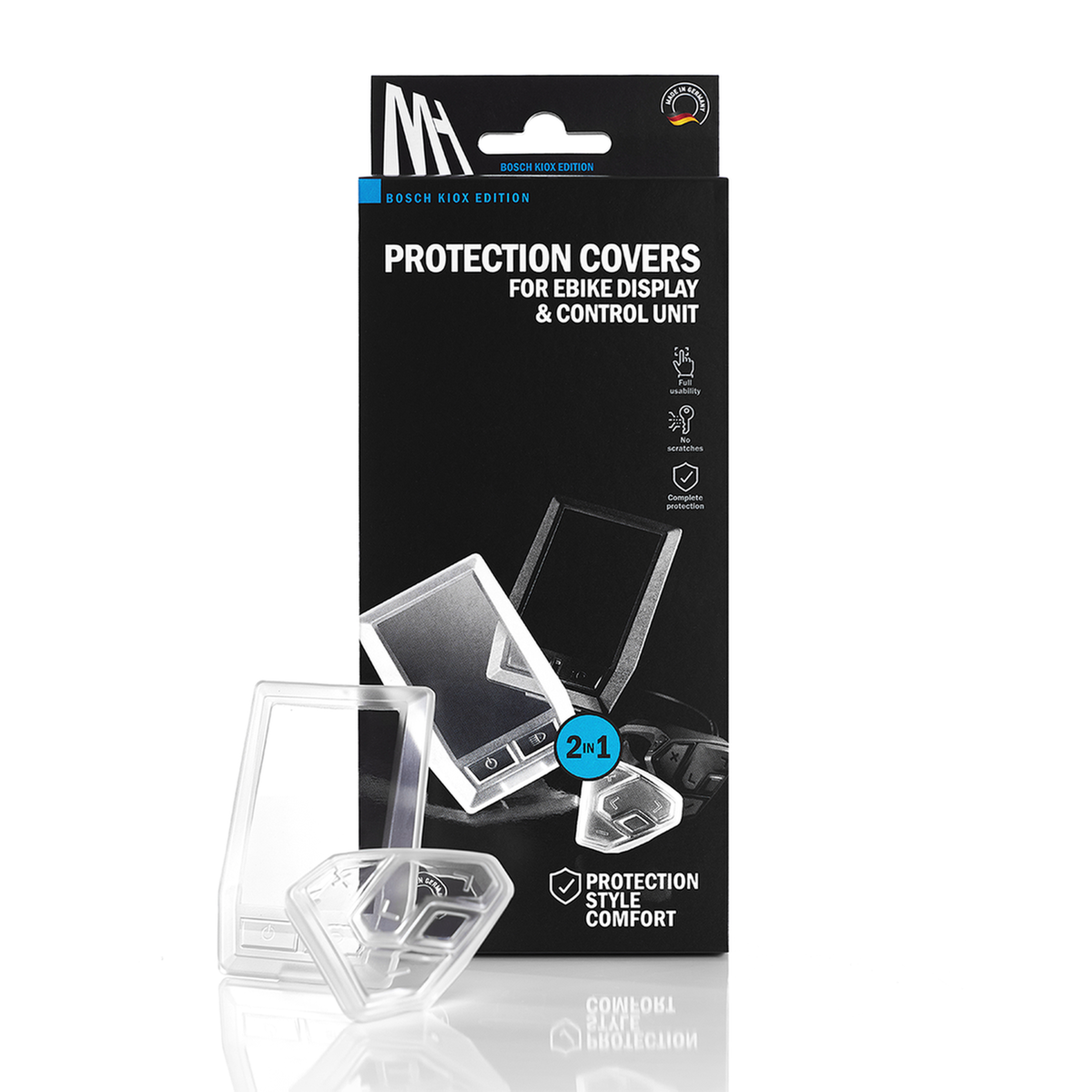 KIOX 2IN1 EDITION display protection for e-bike display and control unit