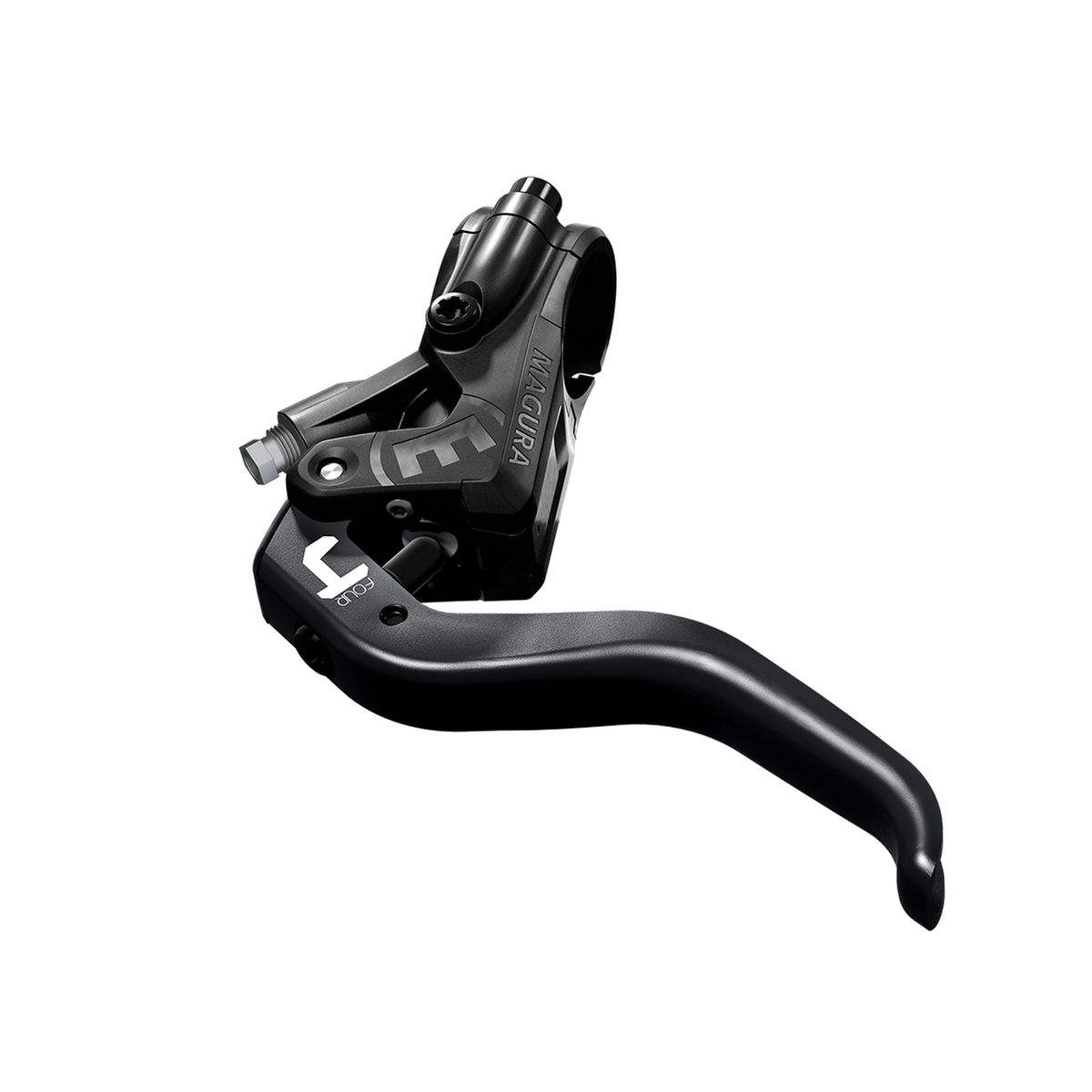 Brake lever MT4, black, 2-finger aluminum lightweight lever, black, from MY2015 (PU = per piece)