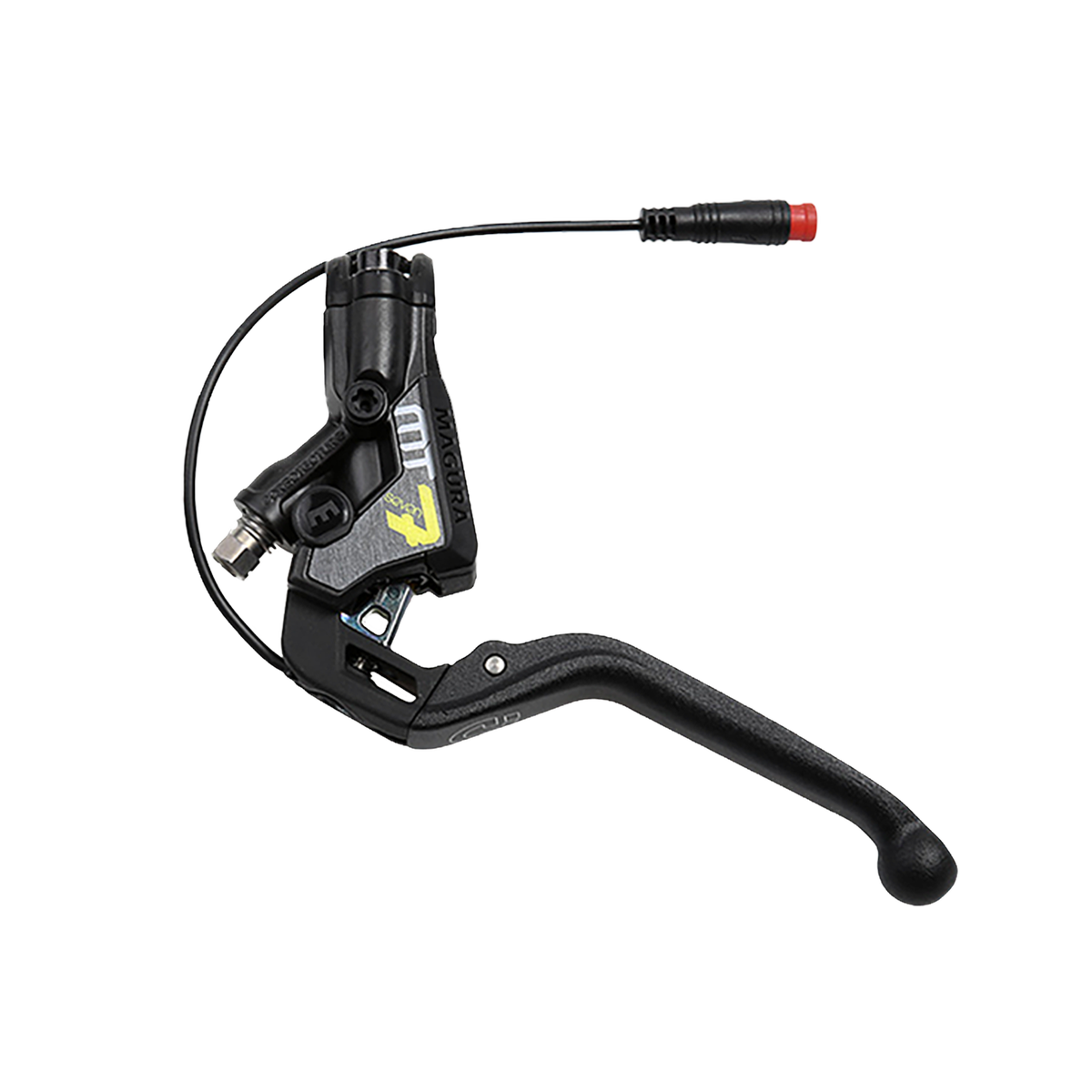 Brake lever MT7e HIGO opener (NC), 3-finger aluminum lever with ball end