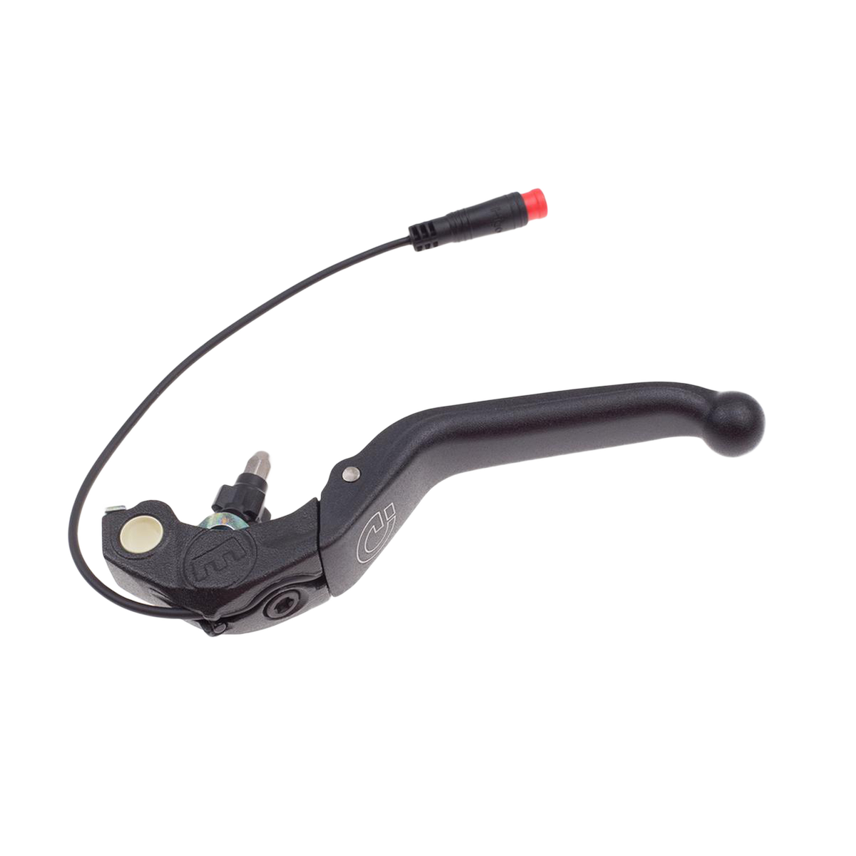 Brake lever HS33e, HIGO connector, 4-finger aluminum lever with ball end