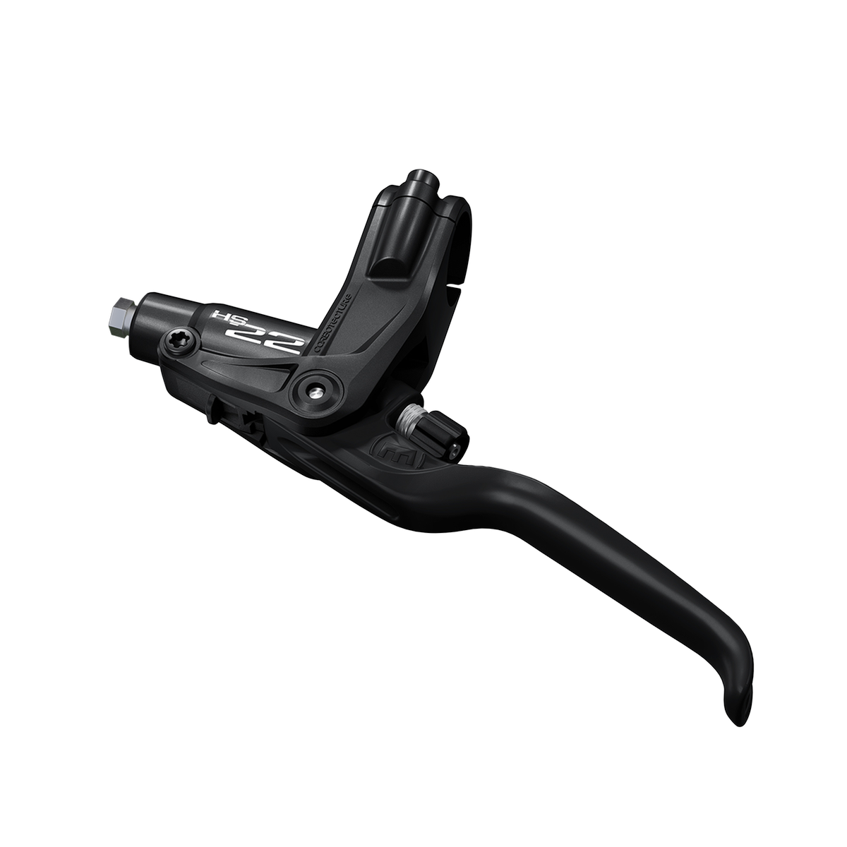 Brake lever HS22 black, 3-finger lever