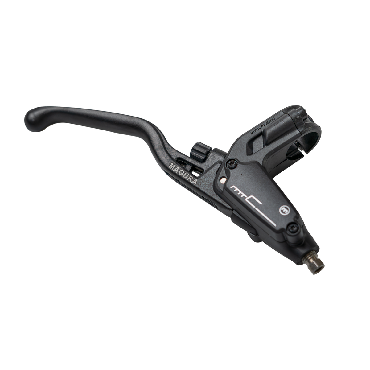 Brake lever MT C ABS right, 3-finger aluminum lever with ball end (WITHOUT MAGNET)