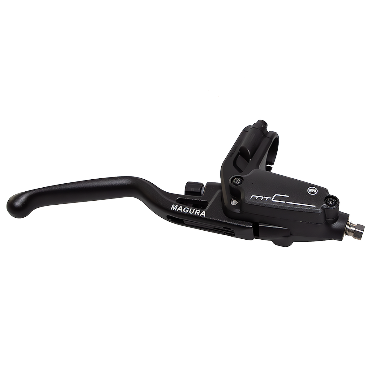 Brake lever MT C right, 3-finger aluminum lever with ball knob (WITH MAGNET)