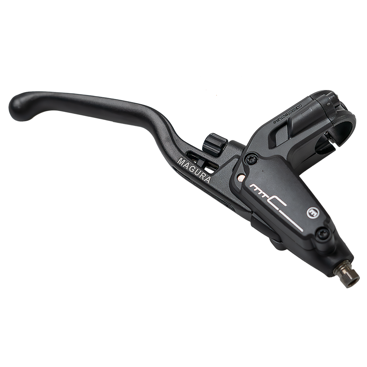 Brake lever MT C ABS right, 3-finger aluminum lever with ball end (WITH MAGNET)